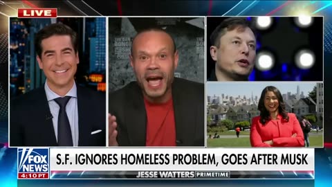 Dan Bongino lambasts San Fran for going after Musk while ignoring homeless crisis