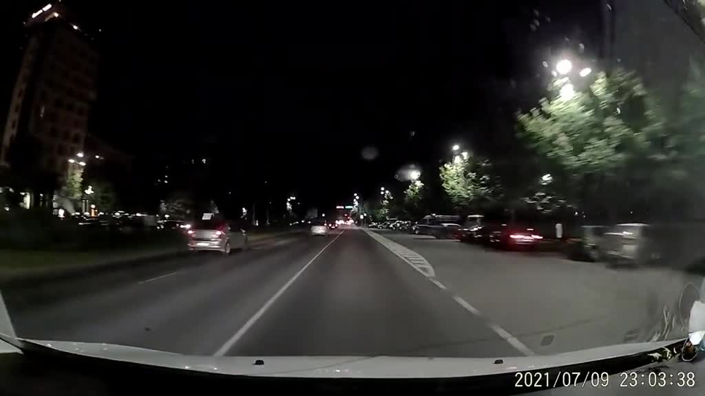 Scary dash cam video