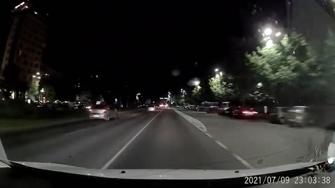 Scary dash cam video