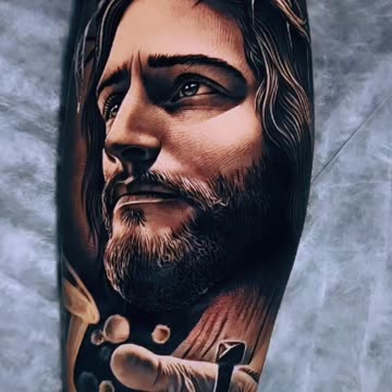 Bela Tatuagem de Jesus Cristo