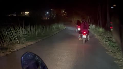 Ride in night