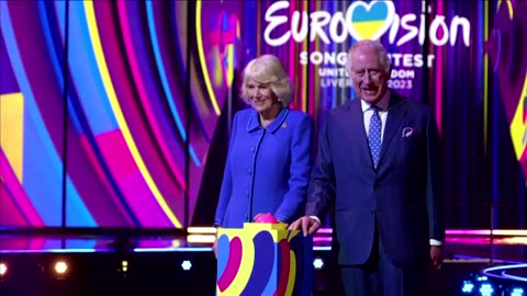 King Charles and Queen Consort visit Liverpool's Eurovision venue