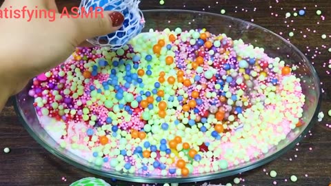 Satisfying ASMR slime videos_no music_ni voiceover