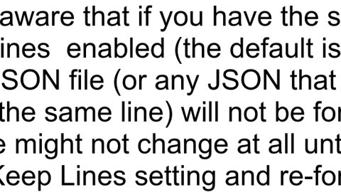 Is there a way to view JSON files automatically prettyfied in Visual Studio Code