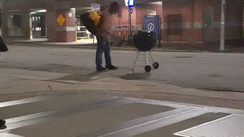 The Homeless Be Stealing Grills Now 😆🤣😂