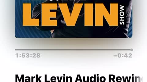 I was on the Mark Levin Show!