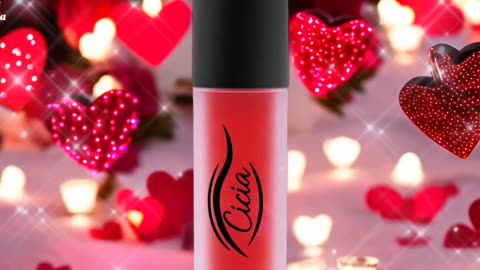 Cicia Premium Red Lip Oil - Cherry Moisturizing and Nourishing Glossy Finish | Lip Care Treatment