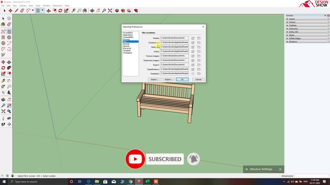 SketchUp Tutorial for Beginners -