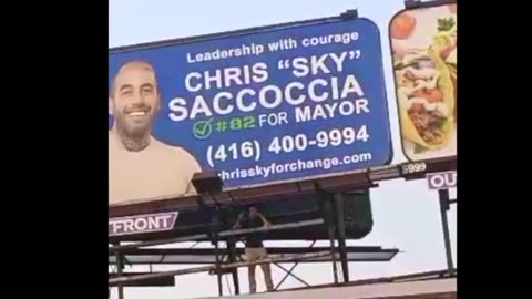 Toronto Vote Chris Sky for Mayor!