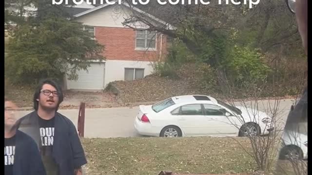 Whenyour abusive ex tries to break into your house so you call your