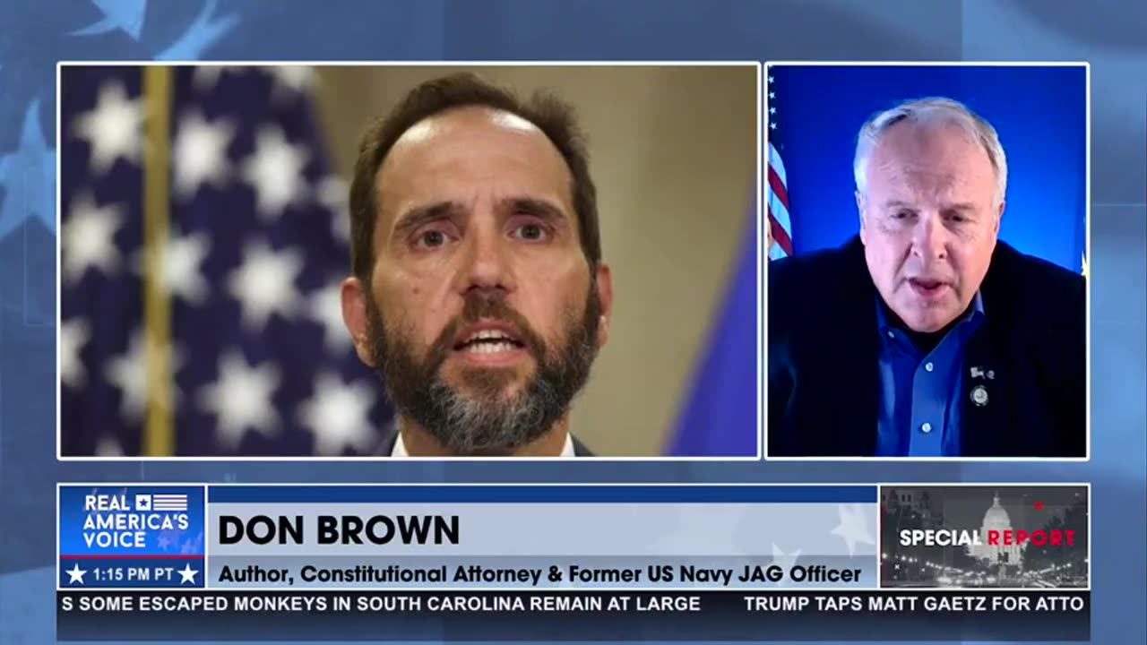 Don Brown on RAV - Jack Smith resigining to duck the 11th Circuit