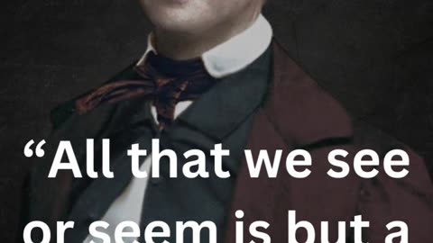 poe Top 05 Famous quotes | Edgar Allan Poe Quotes #shorts #edger