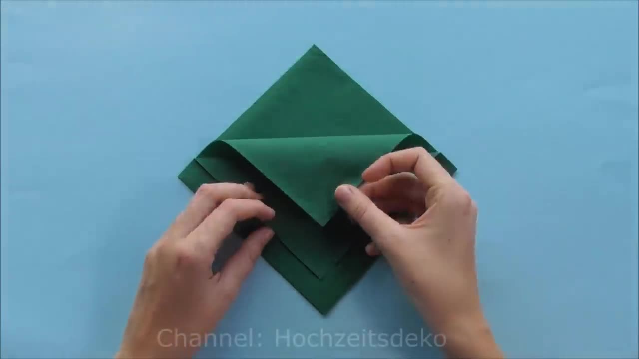 Diy - Handkerchief Folding Design 🦋😻