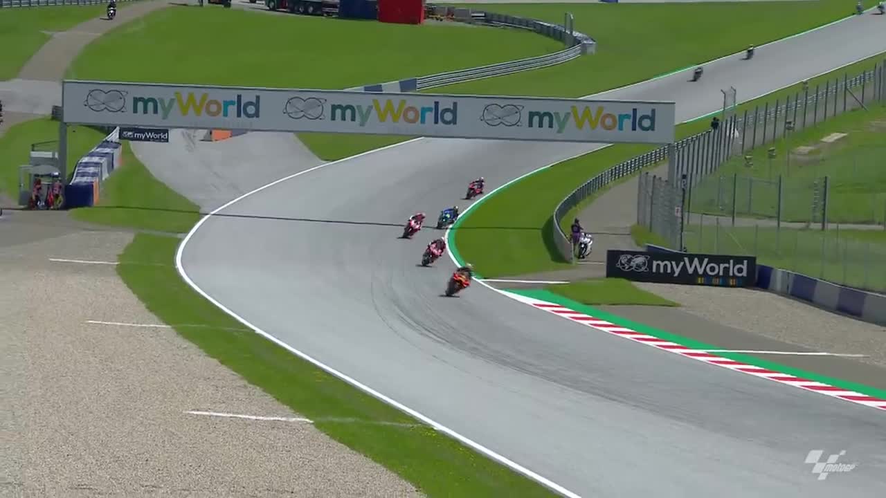 Terrifying MotoGP™ crash from every angle | #AustrianGP 2020