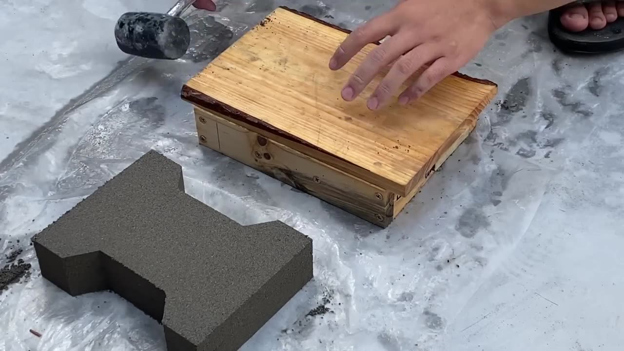 Amazing Skill Casting Cement Bricks At Home