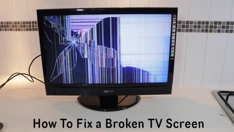 How To Fix a Broken TV Screen