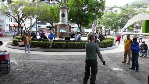 Predicando Metanoia en el Parque Central