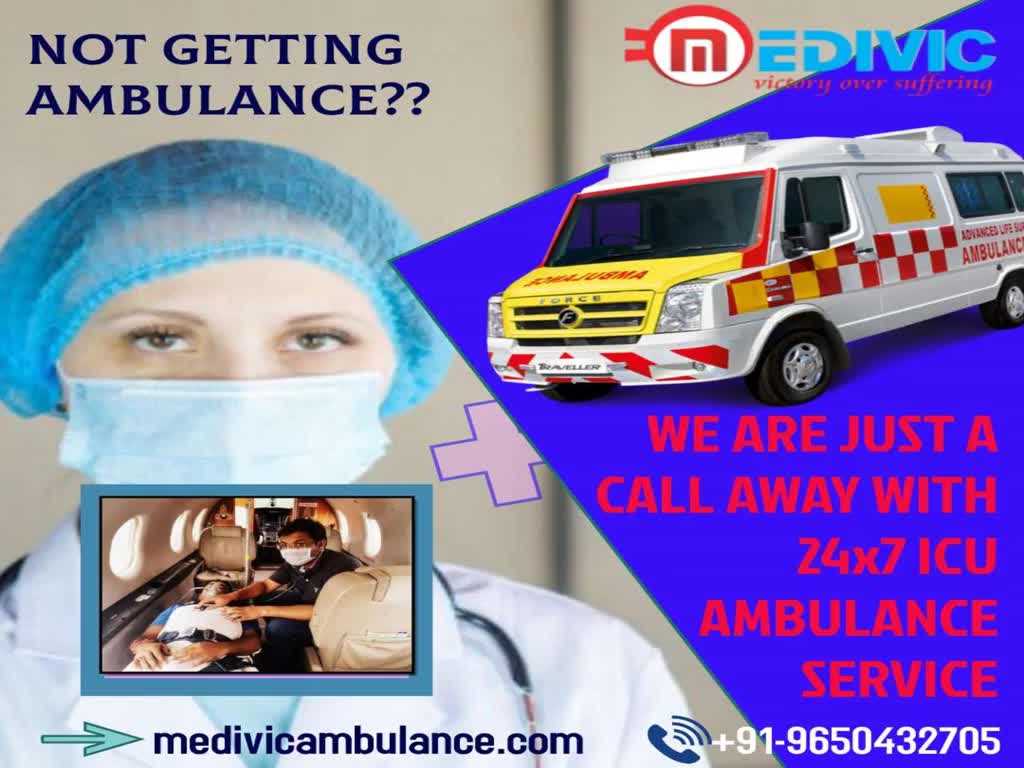 ICU Ambulance Service in Koderma and Hazaribagh by Medivic