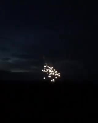 Incredible Video of a Ukrainian SAM engaging a Russian Missile Overnight