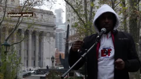 Anti-Mandate protest against child vaccinations in schools, NYC Department of Health