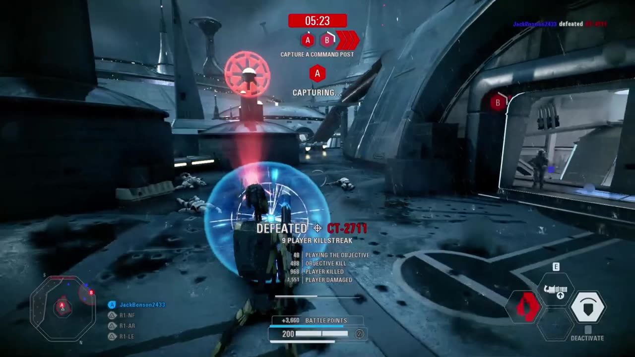 SWBF2: Instant Action Mission (Attack) Separatist Kamino Gameplay