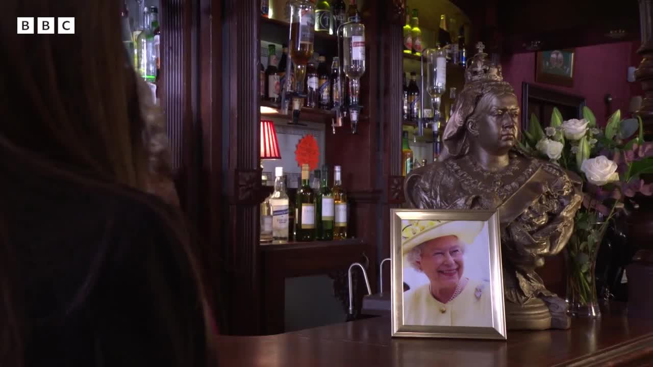 Albert Square commemorates the Queen _ EastEnders - BBC