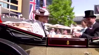 Prince William and Kate attend Royal Ascot as heat soars