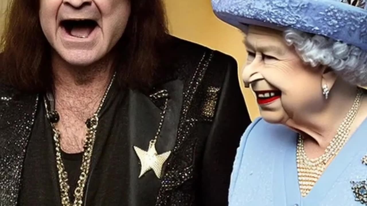 OZZY OSBORNE AND QUEEN ELIZABETH