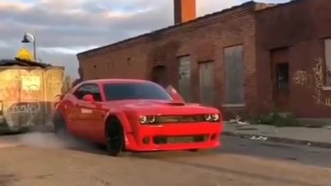 172 DODGE CHALLENGER Demon BURNOUT