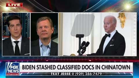 Biden stashed classified documents in China Town