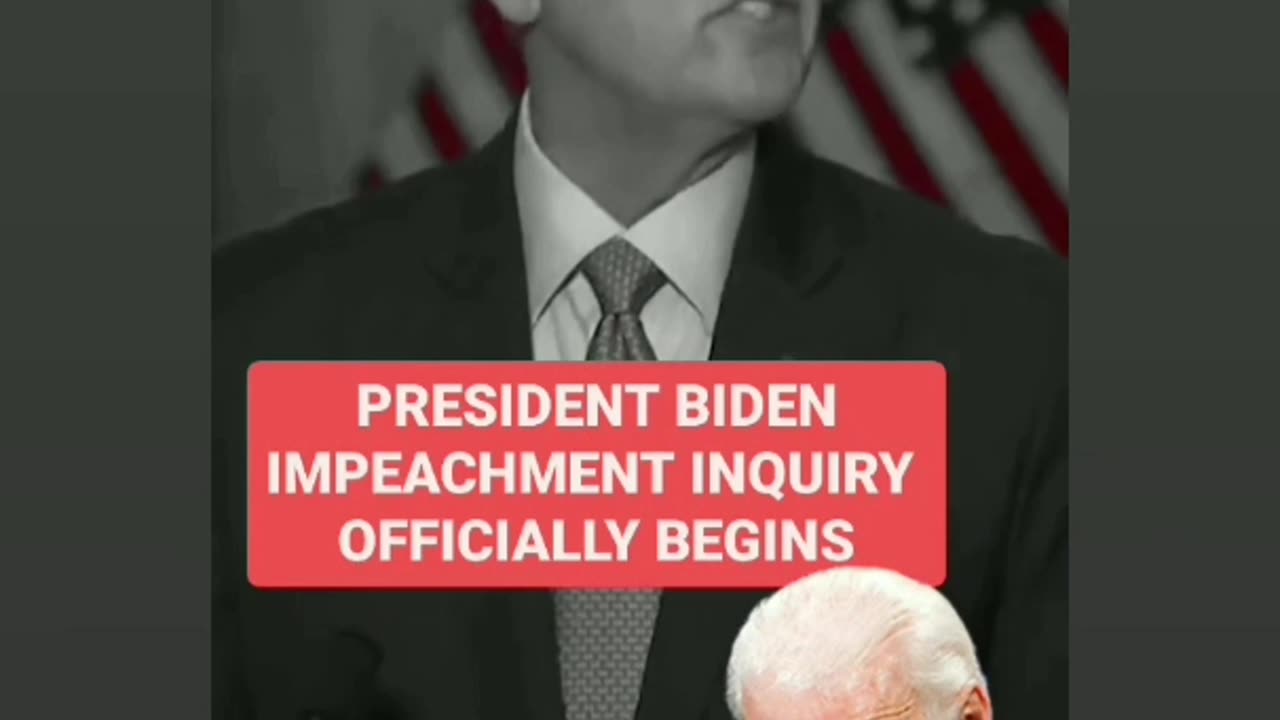 impeachment of joe biden 9/25/23