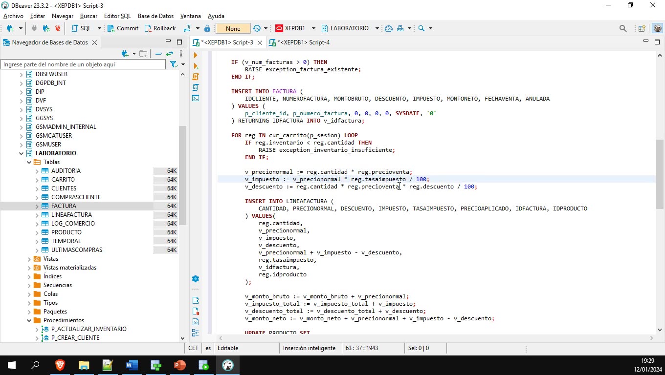 Oracle y el lenguaje PL/SQL parte 41. PL/SQL 19- Desarrollo del ejemplo ...