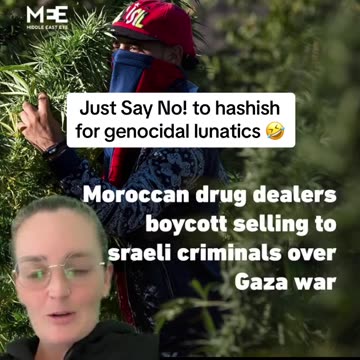 JUST SAY NO! TO HASHISH FOR GENOCIDAL LUNATICS