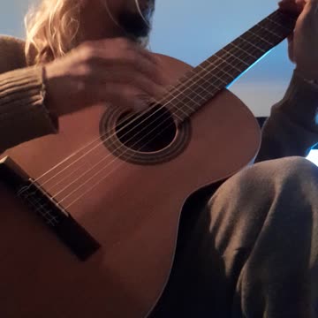 Acoustic metal riff (percussive fingerstyle guitar)