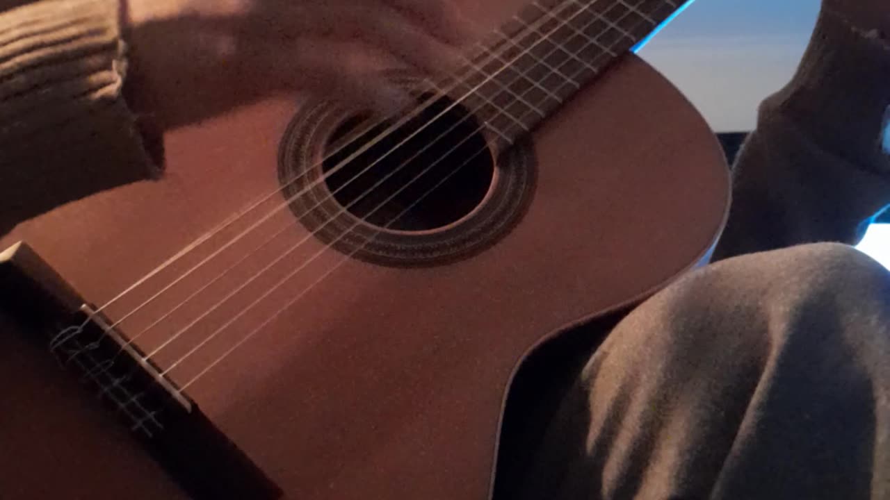 Acoustic metal riff (percussive fingerstyle guitar)