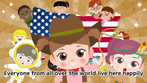 "🎶 Travel to the USA: The Ultimate Kids' Song Adventure! 🇺🇸✨"