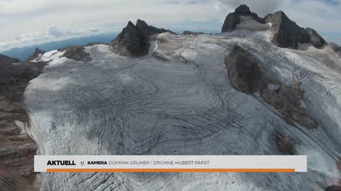 Hitze-Sommer_ „Ewiges Eis“ am Dachstein schmilzt