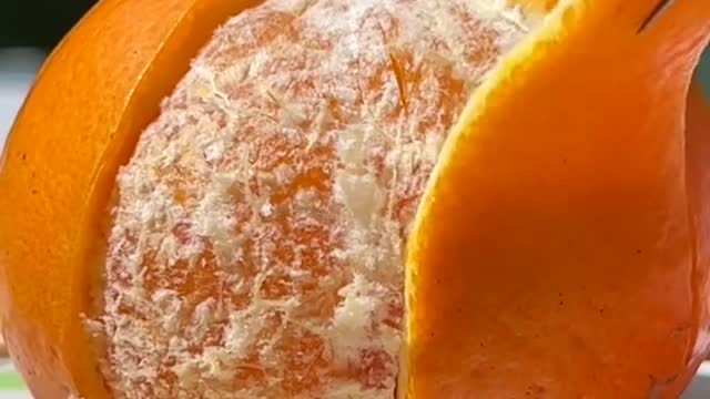 Cat Makes Orange Custard🍊 | Cat Cooking ASMR | Cute Cat