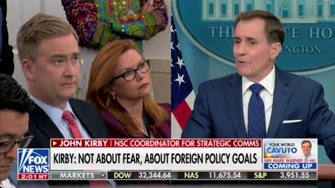 Doocy has John Kirby's wheels spinning with brutal question he CAN'T answer