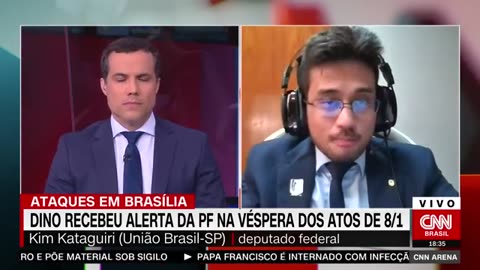 Kim Kataguiri diz à CNN que governo sabia e negligenciou atos de 8 de janeiro