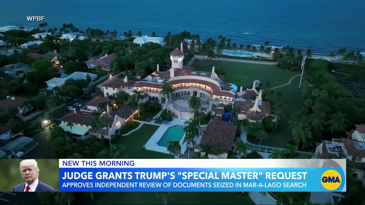 Judge grants Trump's request for a special master l GMA