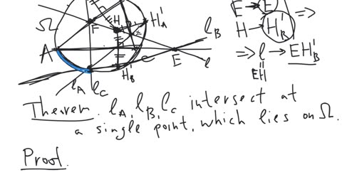 Reflections of line passing through orthocenter of triangle | plane geometry | intermediate level