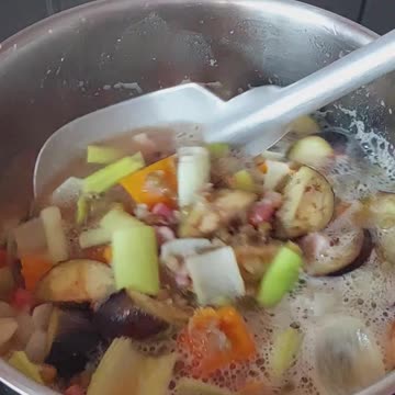 Mung bean Pumpkins 🎃 🎃 Eggplant 🍆 soup 🍲 . Easy Vegetables Soup Recipe #food #cooking #soup #how