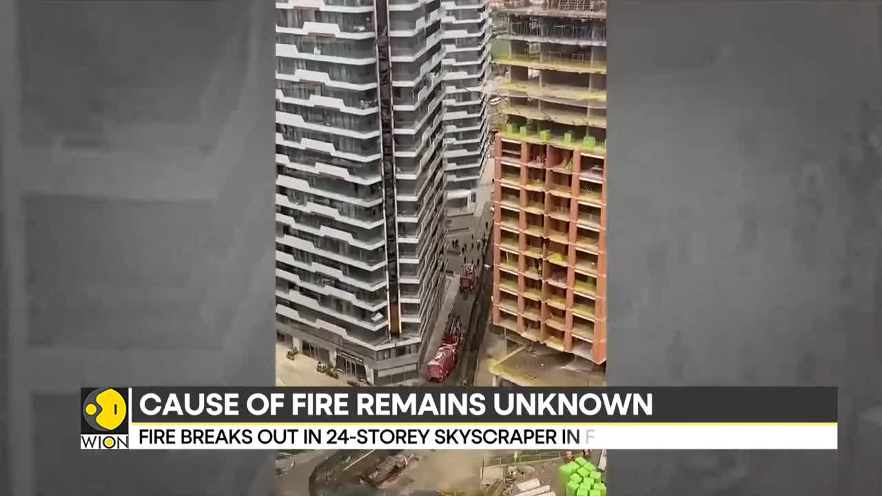 Istanbul_ Fire breaks out in 24-storey skyscraper _ Latest News _ WION