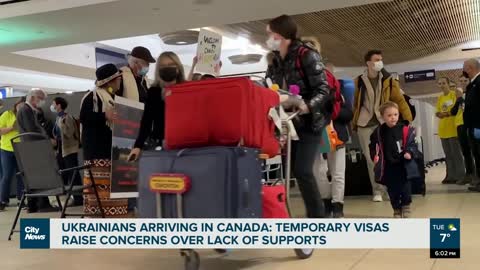 Concerns Ukrainian arriving in Canada may lack settlement supports