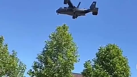 BREAKING NEWS! - Military landing in suburban neighborhood in Larkspur California