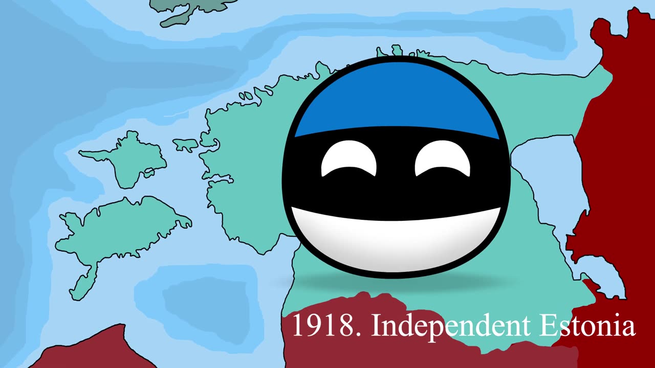 Countryballs - History of Estonia