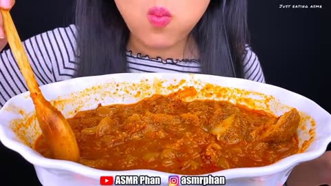 spicy soft boiled eggs compilition [soft eating sounds] - ASMR MUKBANG