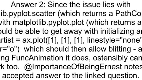 Is there already a way to allow blitting of matplotlib 3d scatterplots