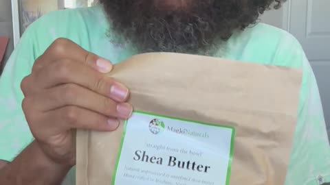 Shea butter with Rock Mercury